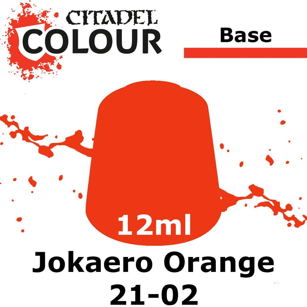 Citadel 21-02 Games Workshop Paints Jokaero Orange Water-Based